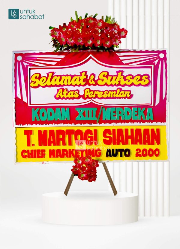 Papan Bunga Manado 26