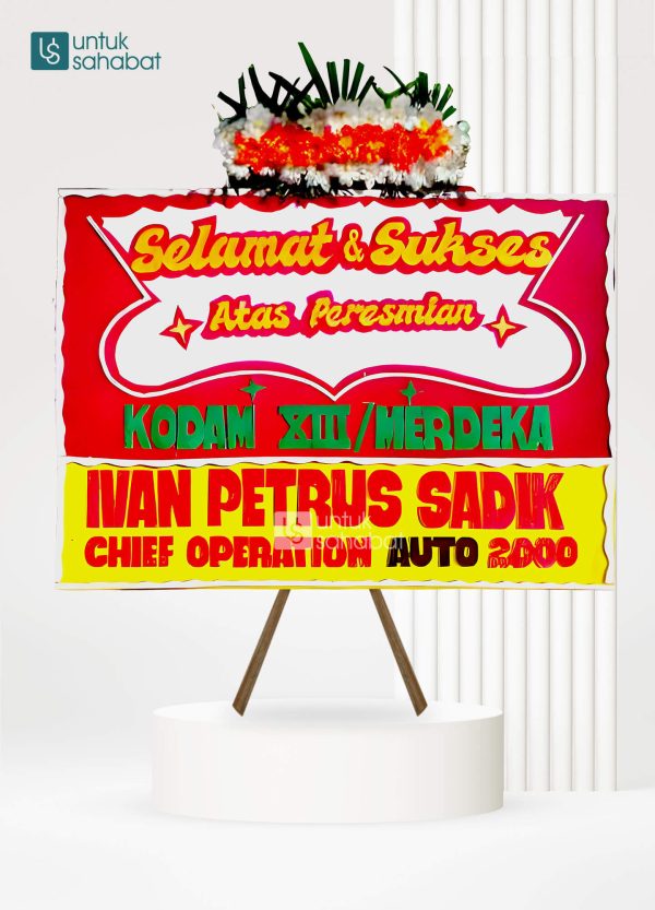 Papan Bunga Manado 27