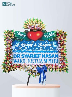 Papan Bunga Wedding Mataram 02