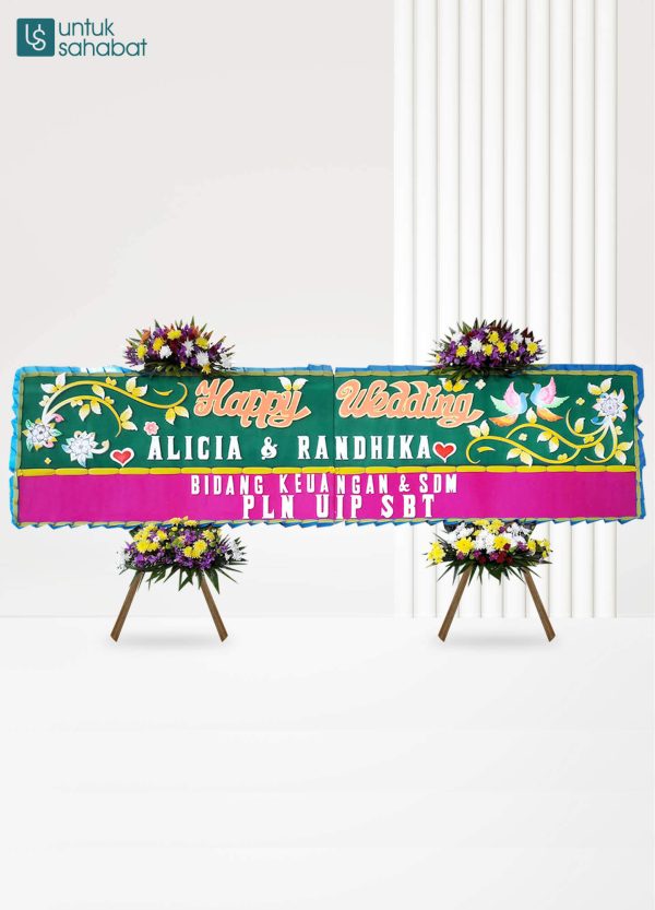 Papan Bunga Wedding Premium Palembang 2
