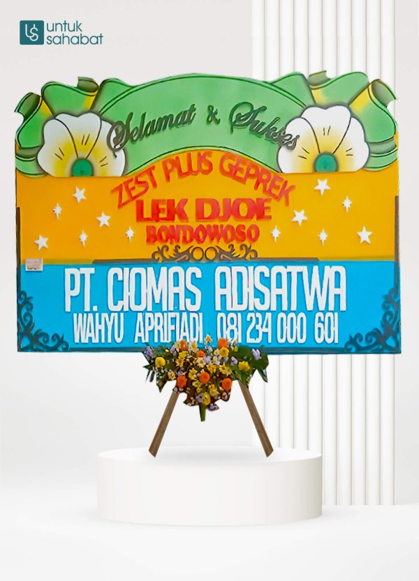 Papan Congratulation Bondowoso 1