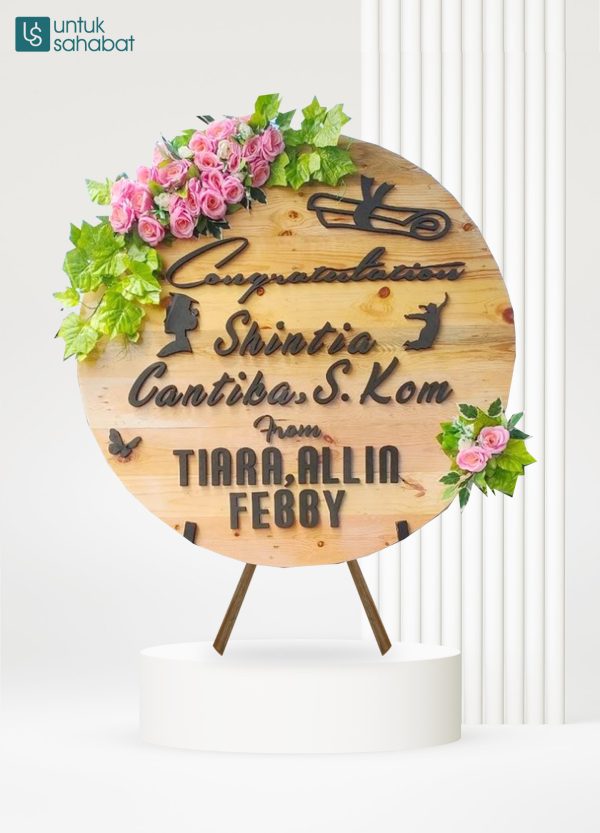 Papan Congratulation Rustic Pidie 5