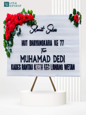Papan Kayu Congratulation Musi 3