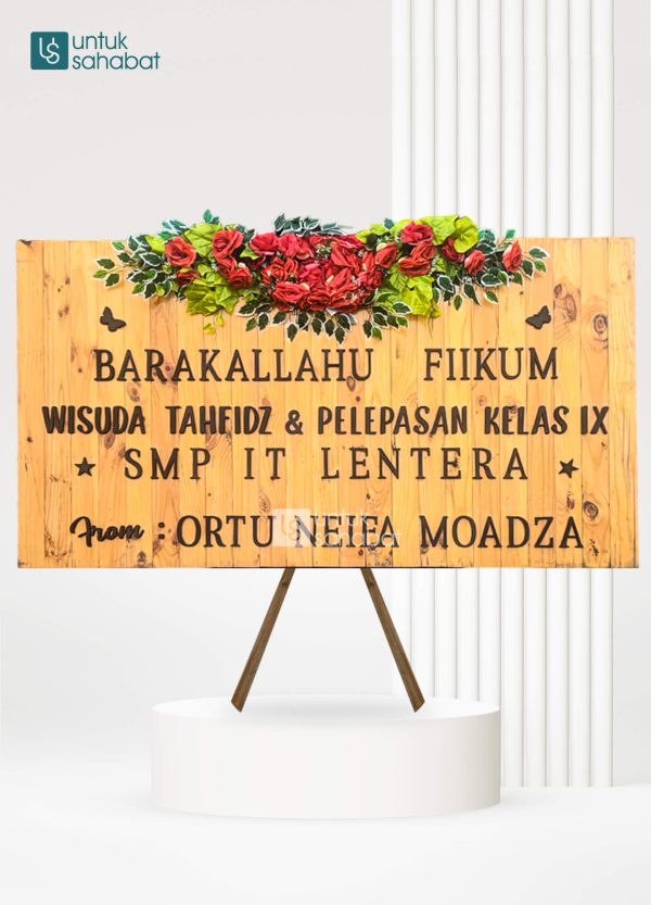 Papan Kayu Congratulation Rokan Hulu 1