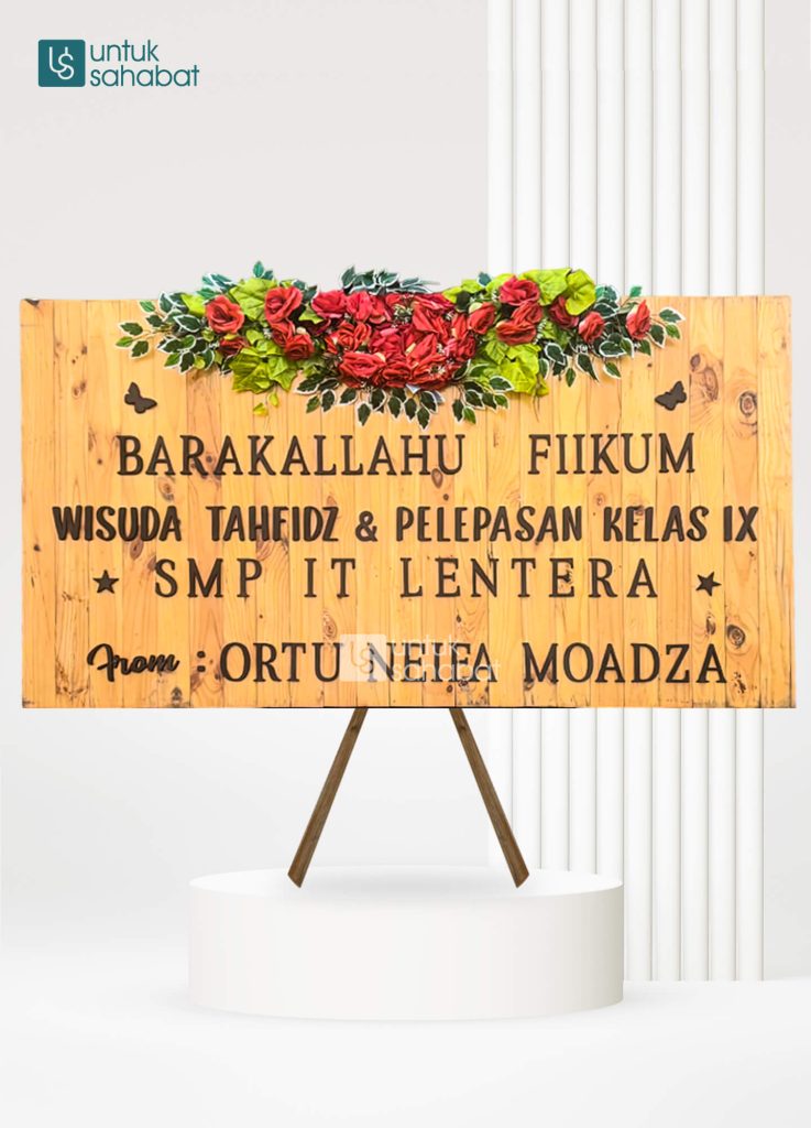 Papan Kayu Congratulation Rokan Hulu 1