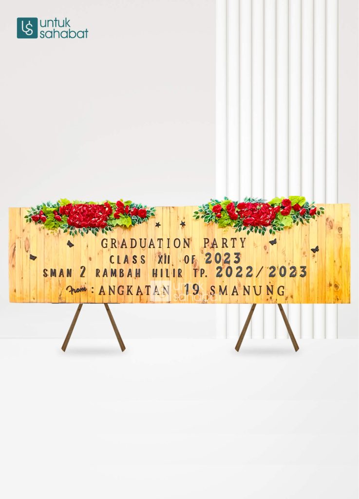 Papan Kayu Congratulation Rokan Hulu 2