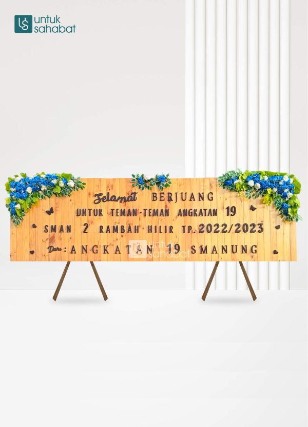 Papan Kayu Congratulation Rokan Hulu 3
