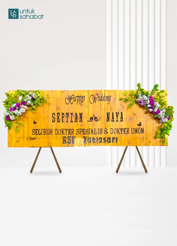 Papan Kayu Wedding Bangkinang 12