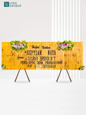 Papan Kayu Wedding Bangkinang 14