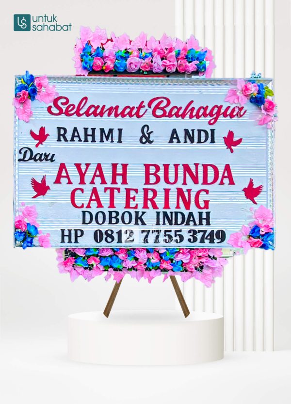 Papan Kayu Wedding Batusangkar 4