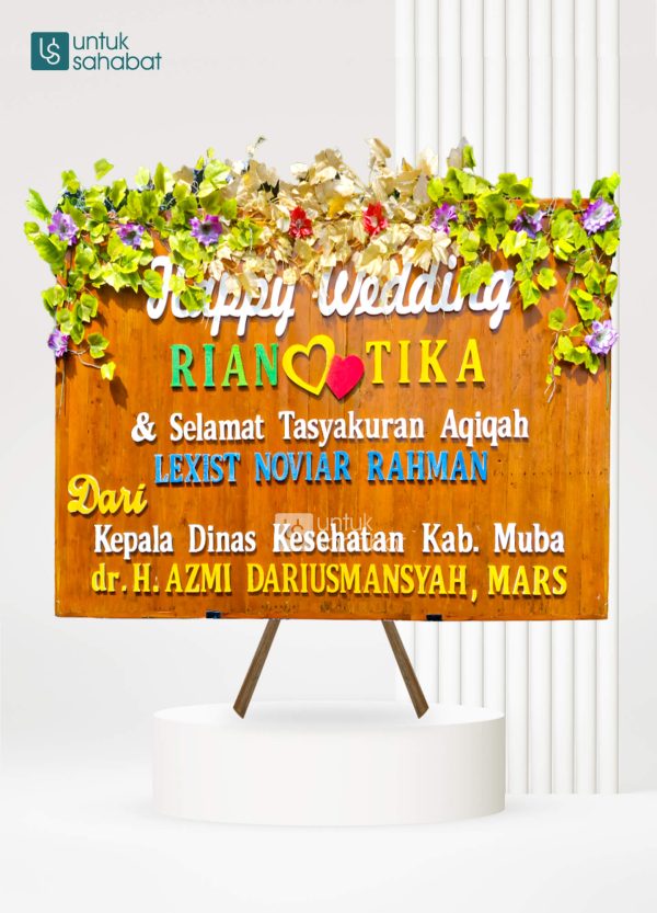 Papan Kayu Wedding Bayuasin 15