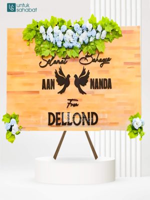 Papan Kayu Wedding Musi 3