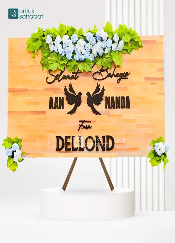 Papan Kayu Wedding Musi 3