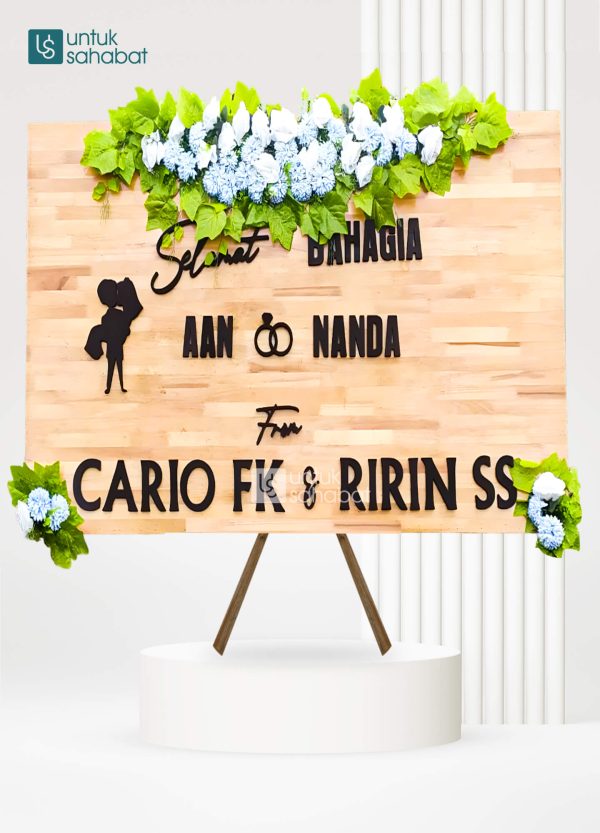 Papan Kayu Wedding Musi 4