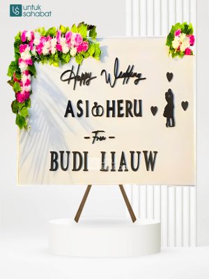 Papan Kayu Wedding Musi 5