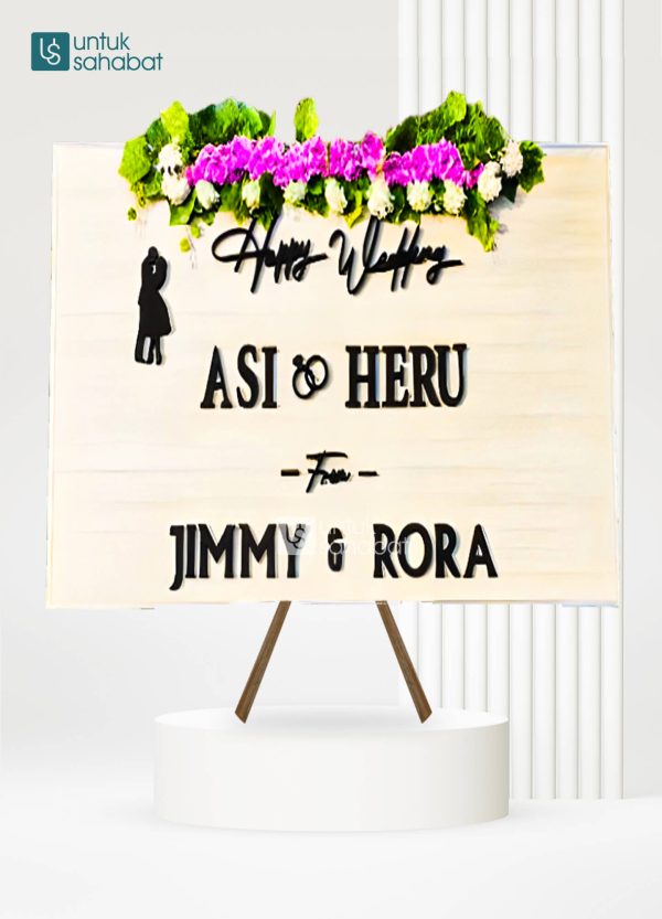 Papan Kayu Wedding Musi 6