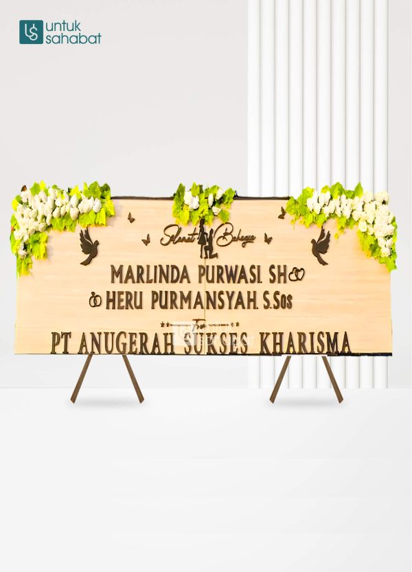 Papan Kayu Wedding Musi 7