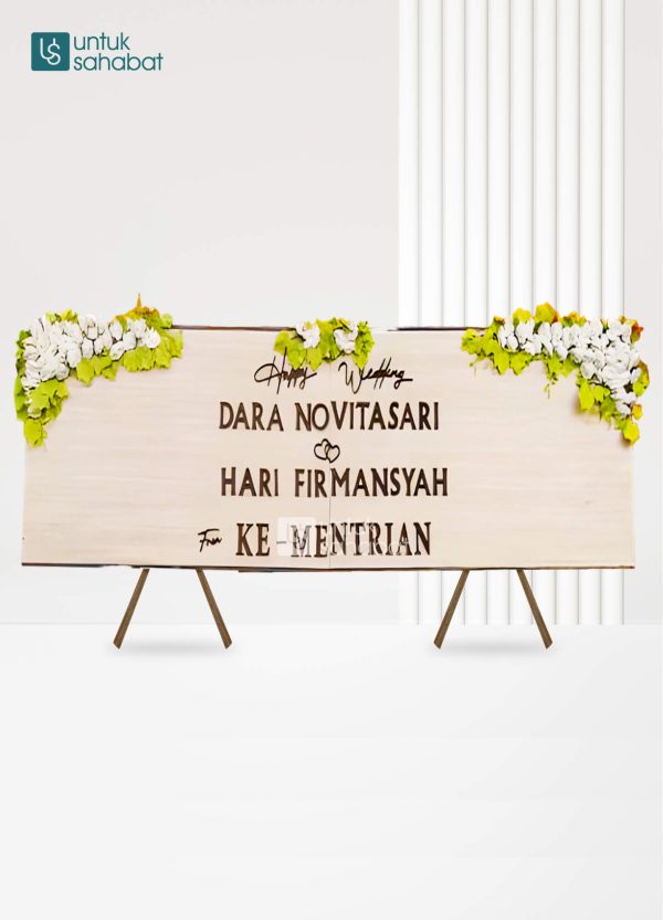 Papan Kayu Wedding Musi 8