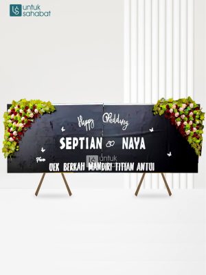 Papan Kayu Wedding Duri 10