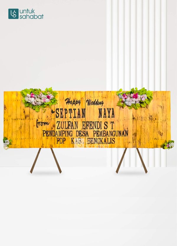 Papan Kayu Wedding Duri 14