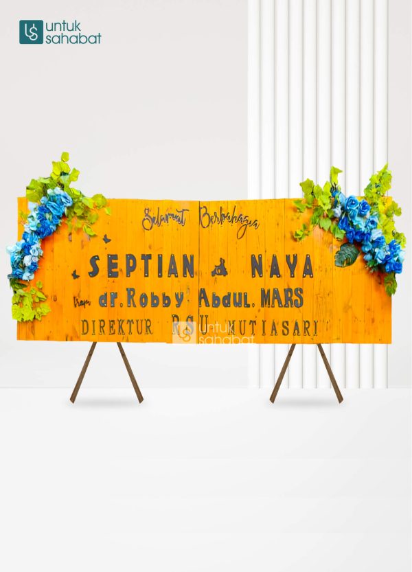 Papan Kayu Wedding Duri 3