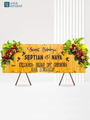 Papan Kayu Wedding Duri 8