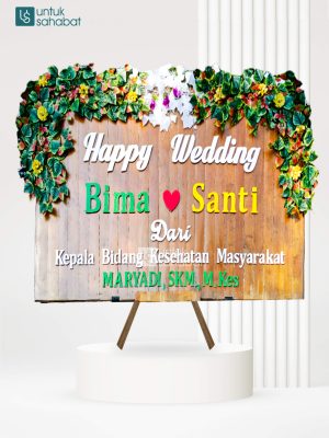 Papan Kayu Wedding Musi 12