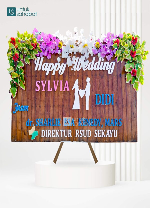 Papan Kayu Wedding Musi 14