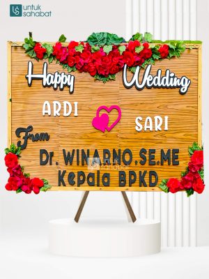 Papan Kayu Wedding Padang Panjang 1