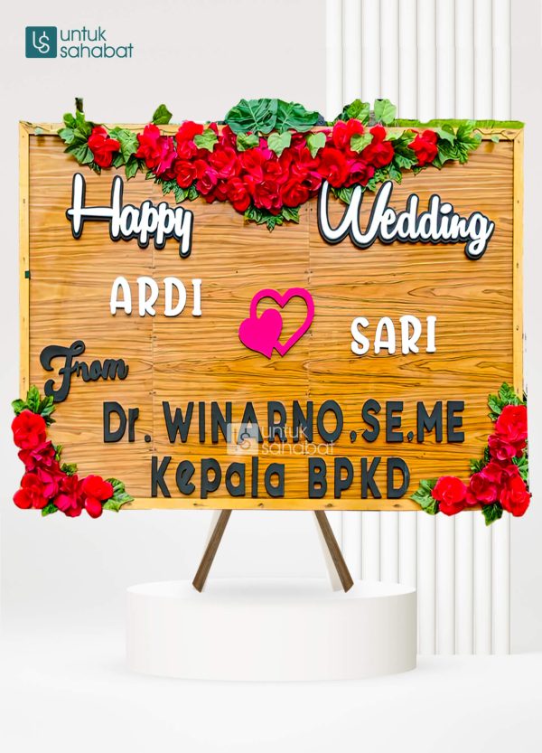 Papan Kayu Wedding Padang Panjang 1