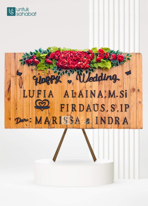 Papan Kayu Wedding Rokan Hulu 1