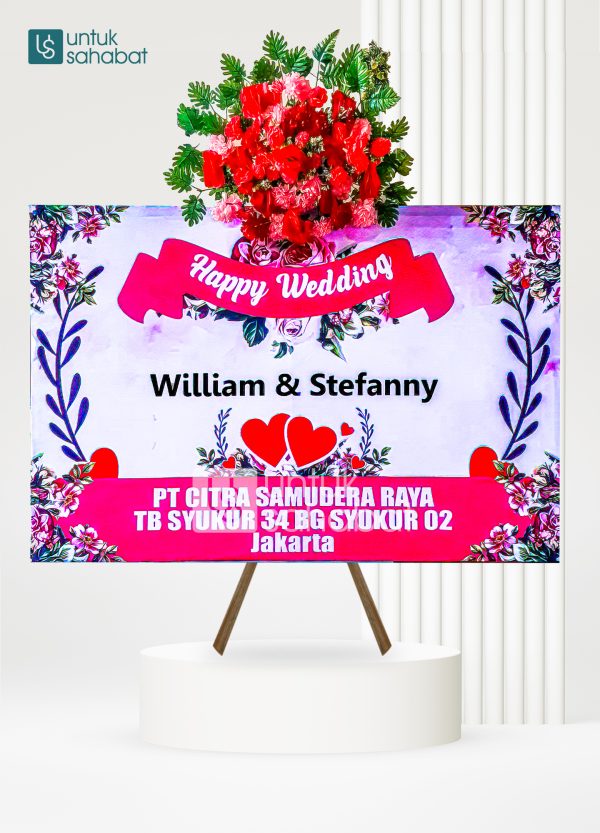 Papan Wedding Luwuk 1