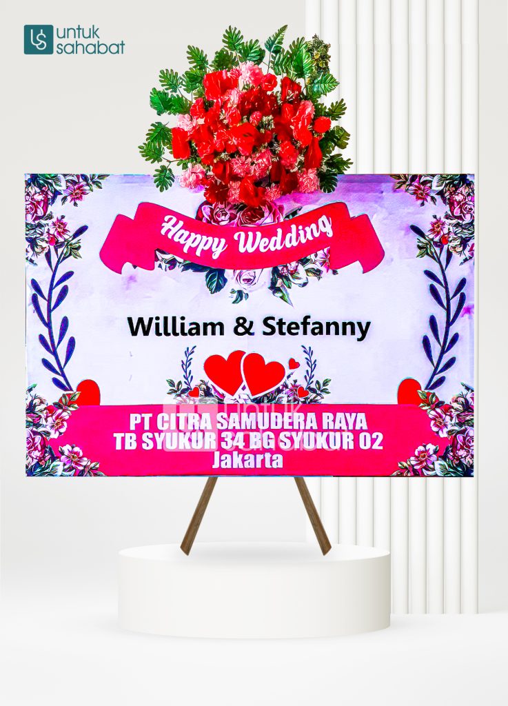 Papan Wedding Luwuk 1