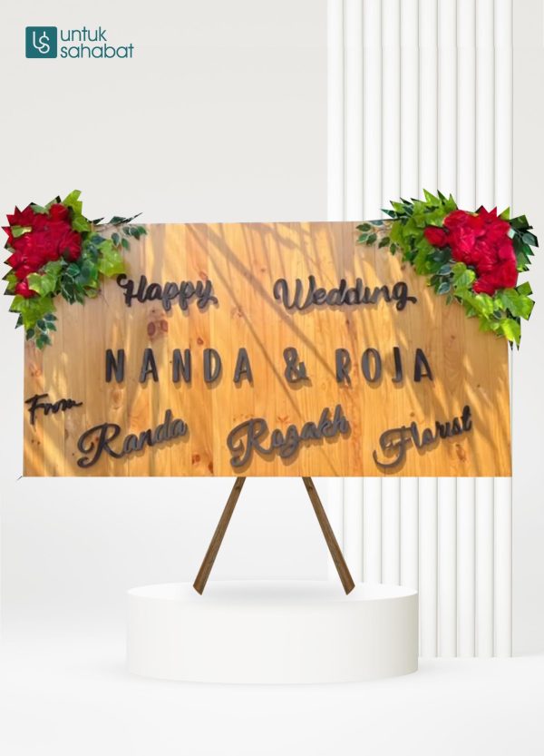 Papan Wedding Rustic Lhoksumawe 3