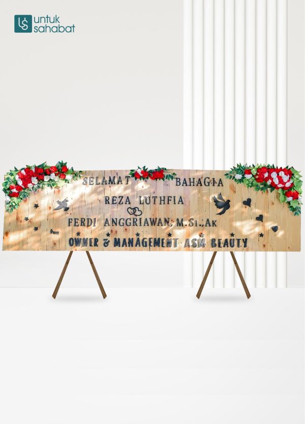 Papan Wedding Rustic Lhoksumawe 4