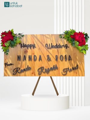 Papan Wedding Rustic Pidie 3