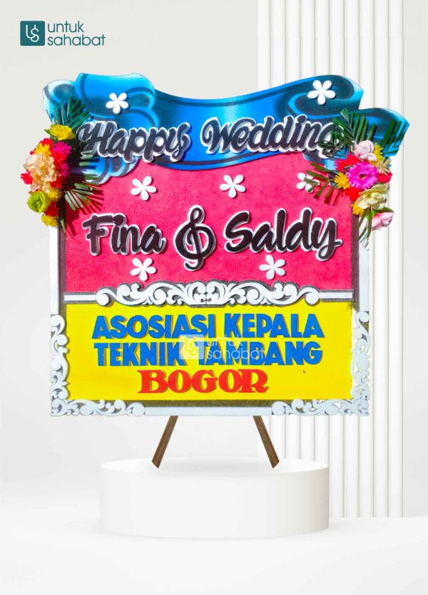 Papan Wedding Tarakan 1