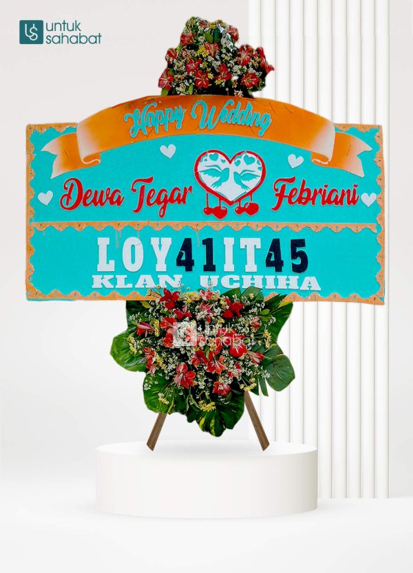 Papan Wedding Wates 25