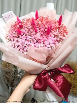 Pink Baby Breath Bouquet