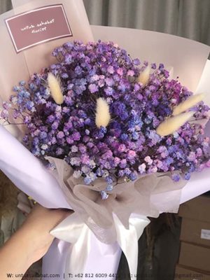 Purple Baby Breath Bouquet