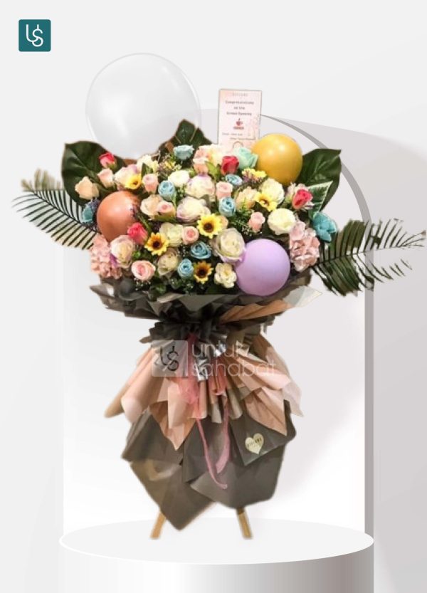 Standing Bouquet Flower Jambi 12