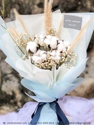 White Cotton Bouquet