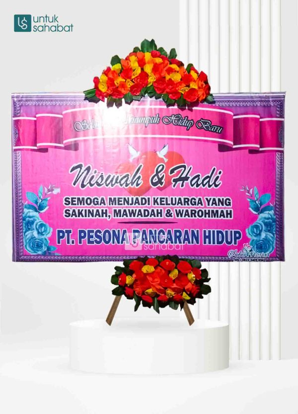 Karangan Bunga Wedding Lamongan 3