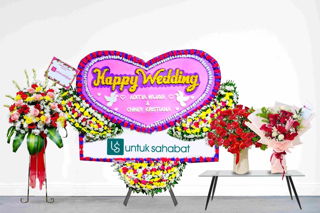 Karangan Bunga Wedding