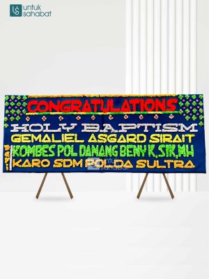 Papan Bunga Congratulation Siantar 1