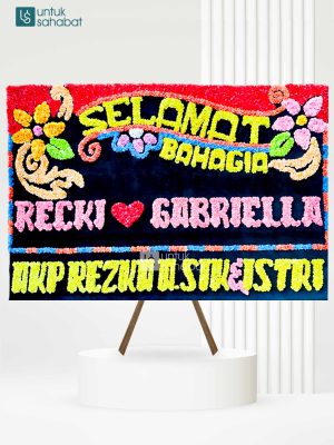 Papan Bunga Wedding Pagar Alam 01