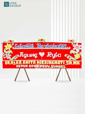 Papan Bunga Wedding Pagar Alam 05