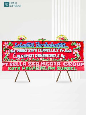 Papan Bunga Wedding Pagar Alam 08