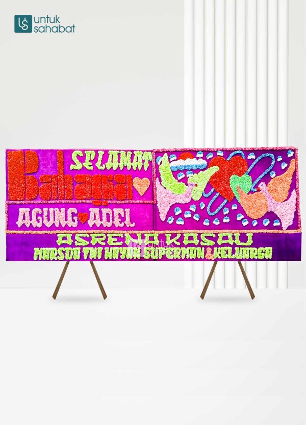 Papan Bunga Wedding Pagar Alam 10