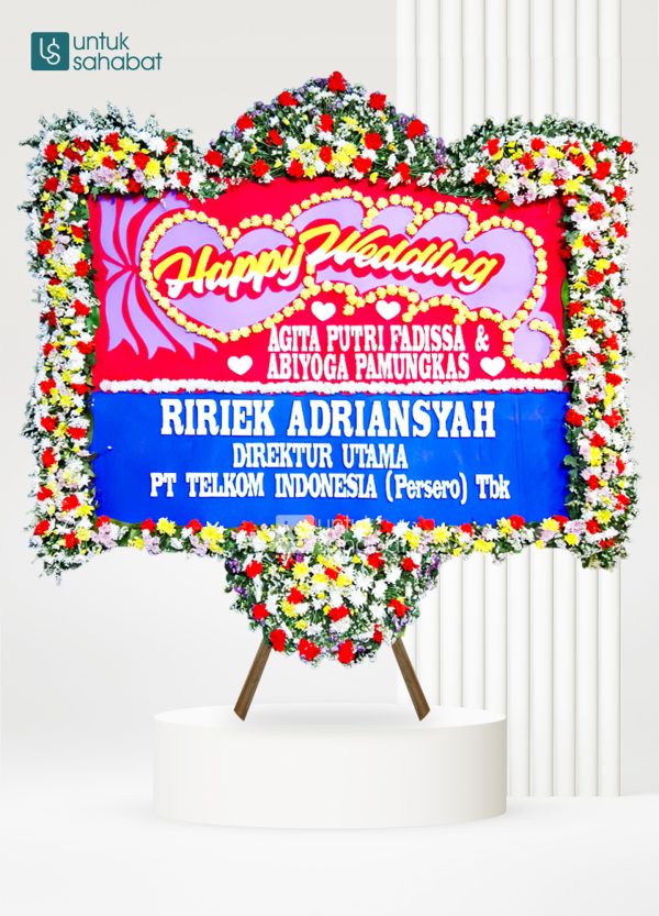 Papan Bunga Wedding Bandung 4